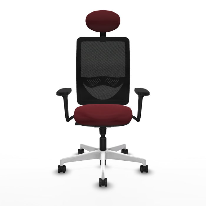 PIQUERAS Y CRESPO Silla de oficina Zulema con Mecanismo Sincro, Granate y Negro PIQUERAS Y CRESPO Silla de oficina Zulema con Mecanismo Sincro, Granate y Negro