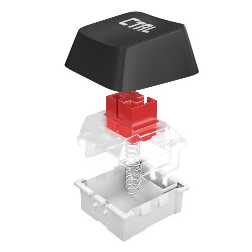 Mars Gaming MKXTKL teclado USB QWERTY Portugués Negro