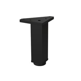 HERRAJES ALK Pata de Aluminio Modelo Laos Acabado Negro Altura H150
