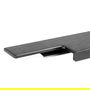 Viefe Tirador Embutir Linear Negro Cepillado Largo 347