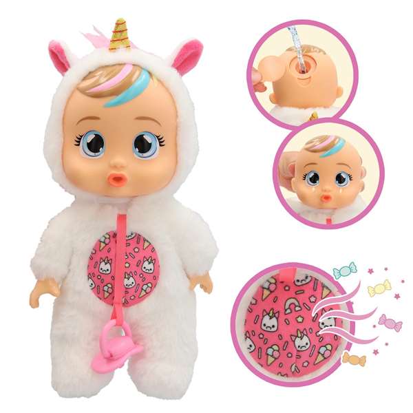 IMC Toys Muñeco Bebé Llorón Tiny Cuddles Soft Scents 27.5 cm con Pijama Estampado, Huele a Talco - Modelos Surtidos IMC Toys Muñeco Bebé Llorón Tiny Cuddles Soft Scents 27.5 cm con Pijama Estampado, Huele a Talco - Modelos Surtidos