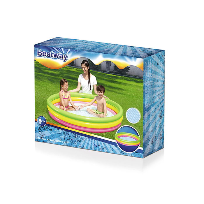 Bestway Piscina Hinchable 3 Aros Suelo Acolchado 152x30 cm +2 Años Jardin 51103 Bestway Piscina Hinchable 3 Aros Suelo Acolchado 152x30 cm +2 Años Jardin 51103