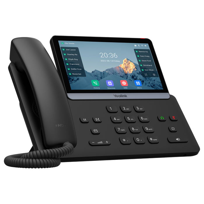 Yealink SIP-T77U Teléfono IP Negro con Pantalla Táctil y Auricular Inalámbrico