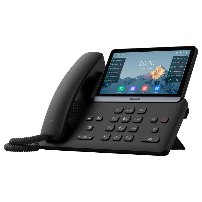 Yealink SIP-T77U Teléfono IP Negro con Pantalla Táctil y Auricular Inalámbrico