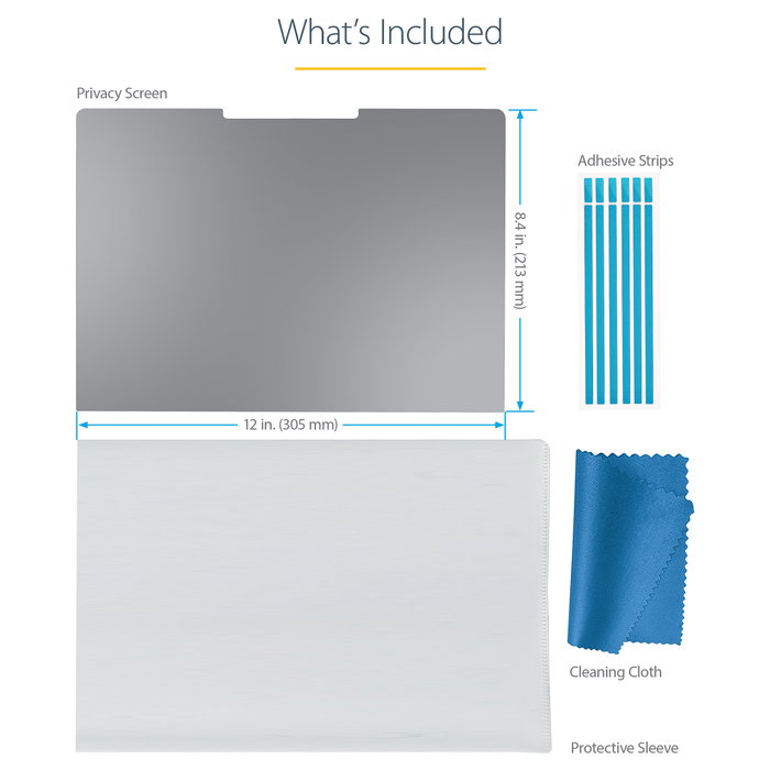 StarTech.com Filtro de Pantalla de Privacidad para Surface Laptop o Surface Book de 13,5 pulgadas - Mate StarTech.com Filtro de Pantalla de Privacidad para Surface Laptop o Surface Book de 13,5 pulgadas - Mate