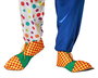 Zapatos Grandes Multicolor de Payaso para Fiestas Infantiles y Animación - 36x19 cm