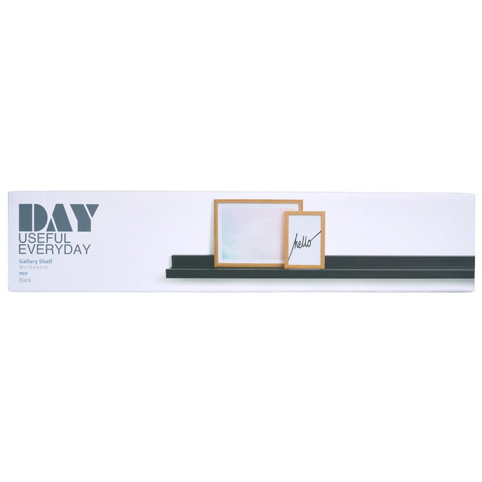 Day Estante Gallery 50x10x4.5 Negro para Cuadros