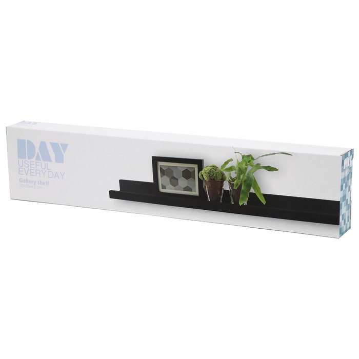 Day Estante Gallery 50x10x4.5 Negro para Cuadros