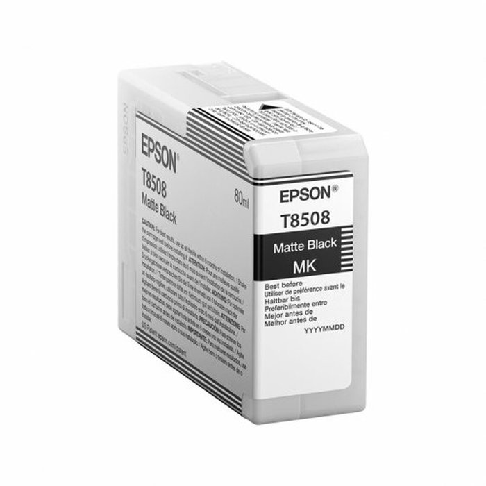 Epson Cartucho de tinta UltraChrome HD Negro mate T85080N 80 ml Epson Cartucho de tinta UltraChrome HD Negro mate T85080N 80 ml