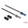 DeLOCK Cable de fibra óptica LWL POF Multimodo 1 m