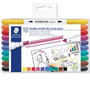 Staedtler Lumocolor Whiteboard Market 3010 Estuche de 10 unidades surtidas