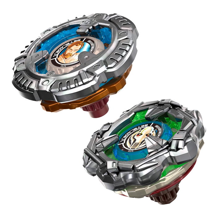 Hasbro Beyblade X Star Wars Pack de Batalla G1694 con Tops Obi-Wan Kenobi y General Grievous para +8 Años, Incluye 2 Lanzadores y Tops Intercambiables