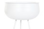 DKD Home Decor Set de 2 Maceteros Metálicos Blancos 34x34x69 cm