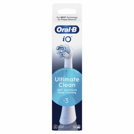 BRAUN Oral-B iO Ultimate Recambio de Cabezal de Cepillo Eléctrico, 3 Unidades