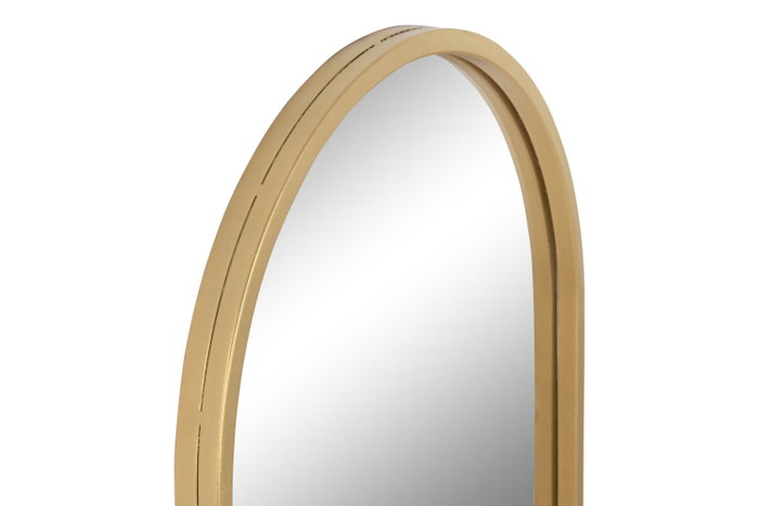 DKD Home Decor Espejo de Hierro Dorado 30x2x120 cm