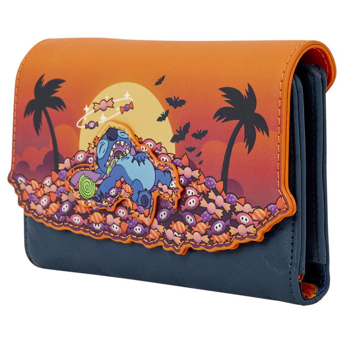 LOUNGEFLY Cartera Stitch Halloween Candy Stitch Disney