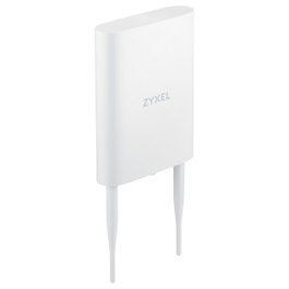 Zyxel NWA55AXE Punto de Acceso WiFi 6 AX1800 Outdoor, 1775 Mbps, PoE, 2 Antenas, Resistente para Exterior, Blanco