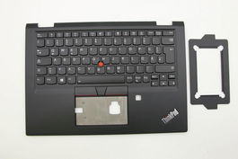 Lenovo C Cover con Teclado Alemán para Portátiles Lenovo, Repuesto o Recambio