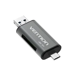 Vention Lector de Tarjetas Externo CCJH0 USB 2.0 Gris