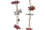 DKD Home Decor Decoración Colgante MDF 7x2x32 Surtido de 2 unidades