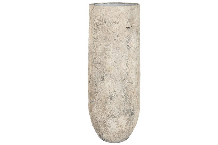 DKD Home Decor Jarrón de Terracota Gris XXL Hecho a Mano DKD Home Decor Jarrón de Terracota Gris XXL Hecho a Mano