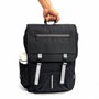 EWENT Mochila Vintage Unisex Impermeable para Portátil 16.1 pulgadas Negro