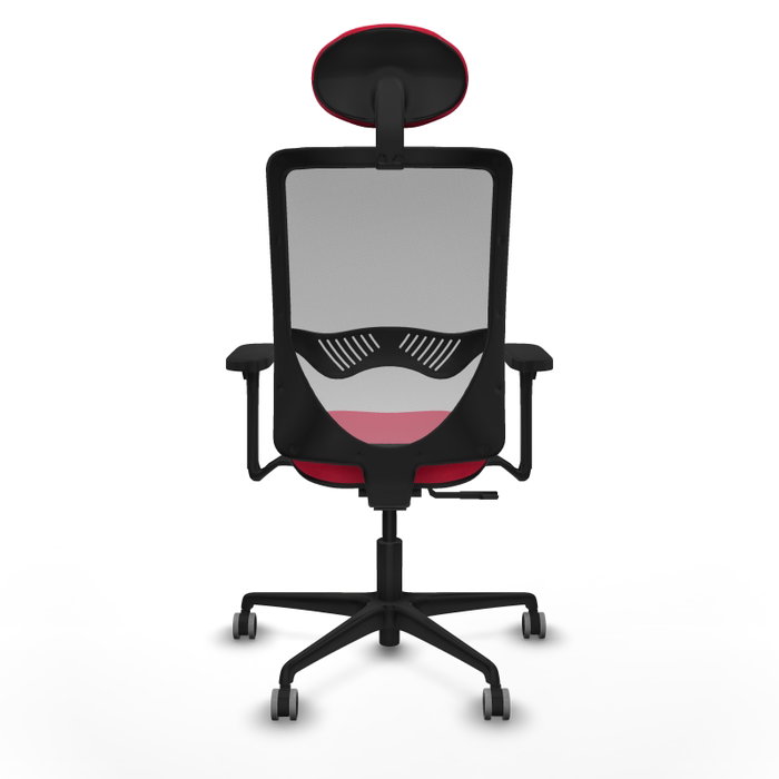 PIQUERAS Y CRESPO Silla de oficina Zulema con mecanismo Sincro, Rojo y Gris PIQUERAS Y CRESPO Silla de oficina Zulema con mecanismo Sincro, Rojo y Gris