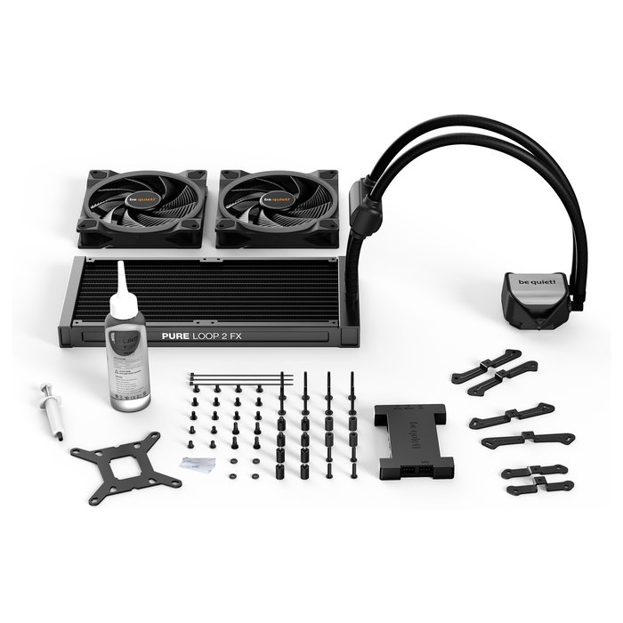 Be Quiet! Pure Loop 2 FX 280mm ARGB Refrigeración Líquida Todo en Uno para Procesador Negro