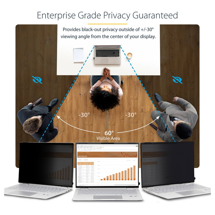 StarTech.com Filtro de Privacidad para Portátil de 14in 16:10 Táctil de Voltear StarTech.com Filtro de Privacidad para Portátil de 14in 16:10 Táctil de Voltear