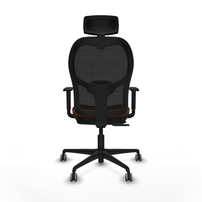 PIQUERAS Y CRESPO Silla de oficina Jorquera con mecanismo Sincro/Traslack Marrón y Negro PIQUERAS Y CRESPO Silla de oficina Jorquera con mecanismo Sincro/Traslack Marrón y Negro