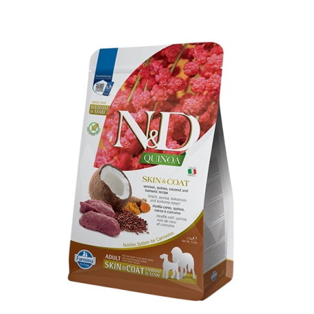 Farmina N&D Quinoa Skin & Coat Venado 2,5kg Farmina N&D Quinoa Skin & Coat Venado 2,5kg