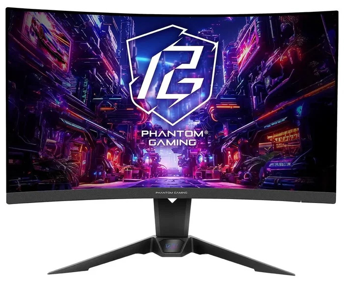 ASRock Phantom Gaming PG27QRT2A Monitor Gaming Curvo 27 pulg QHD 180Hz VA 1ms