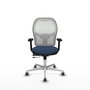 PIQUERAS Y CRESPO Silla de oficina Jorquera Azul marino y Blanco