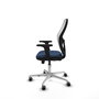 PIQUERAS Y CRESPO Silla de oficina Jorquera Azul marino y Blanco