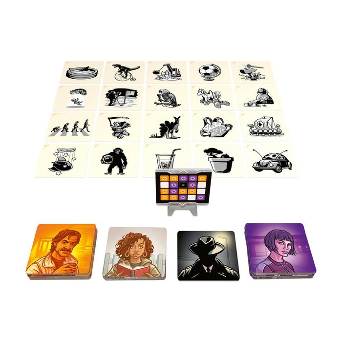 Devir Código Secreto Imágenes Juego de Mesa para 2-8 Jugadores, 15 min, 10 Años, Castellano
