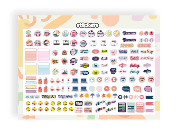 Liderpapel Planning Semanal Joven 2026 29,7x21 cm Din A4 con Pegatinas Papel 104 gr