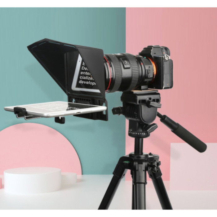 Desview T2 Teleprompter para Smartphone, Tablet y DSLR Desview T2 Teleprompter para Smartphone, Tablet y DSLR