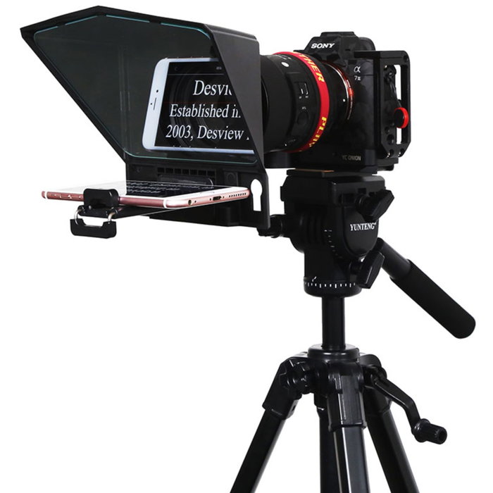Desview T2 Teleprompter para Smartphone, Tablet y DSLR Desview T2 Teleprompter para Smartphone, Tablet y DSLR