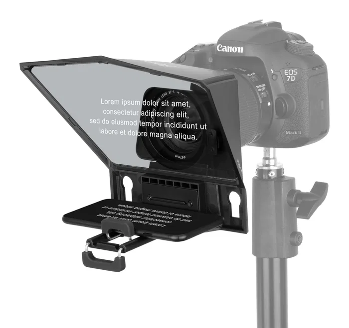 Desview T2 Teleprompter para Smartphone, Tablet y DSLR Desview T2 Teleprompter para Smartphone, Tablet y DSLR