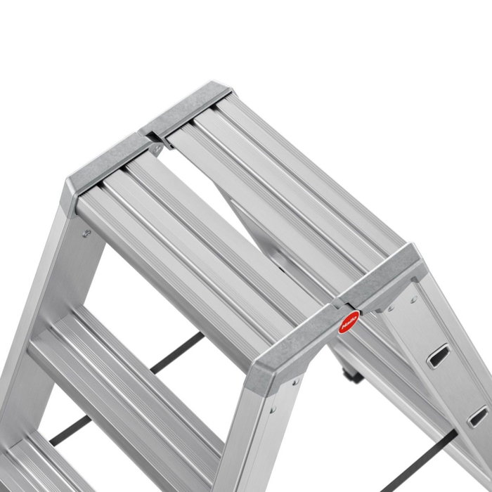 Hailo Master D100 Escalera de tijera de doble cara 2x6 pasos