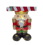 DKD Home Decor Mesita Auxiliar Cascanueces LED Resina Multicolor