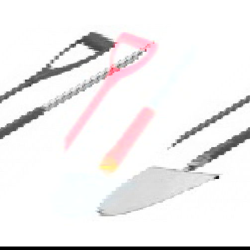 WOLF-Garten RM-F Rasenkantenstecher de acero con mango de plástico, 22.5 cm, color rojo y plateado