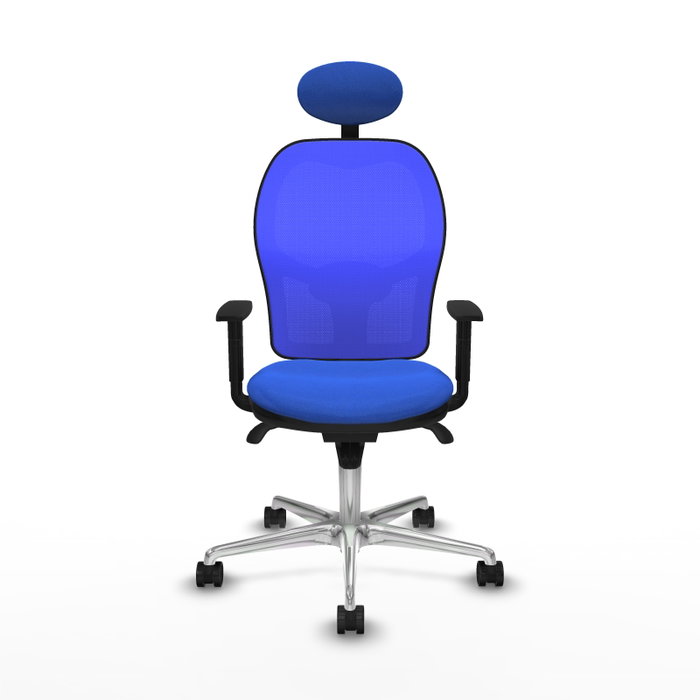 PIQUERAS Y CRESPO Silla de oficina Jorquera Azul con Mecanismo Sincro PIQUERAS Y CRESPO Silla de oficina Jorquera Azul con Mecanismo Sincro