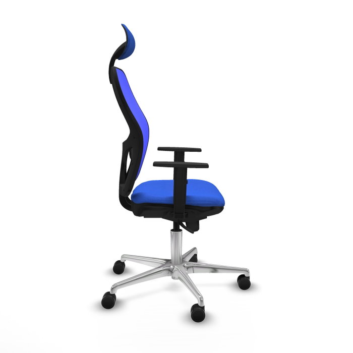PIQUERAS Y CRESPO Silla de oficina Jorquera Azul con Mecanismo Sincro PIQUERAS Y CRESPO Silla de oficina Jorquera Azul con Mecanismo Sincro