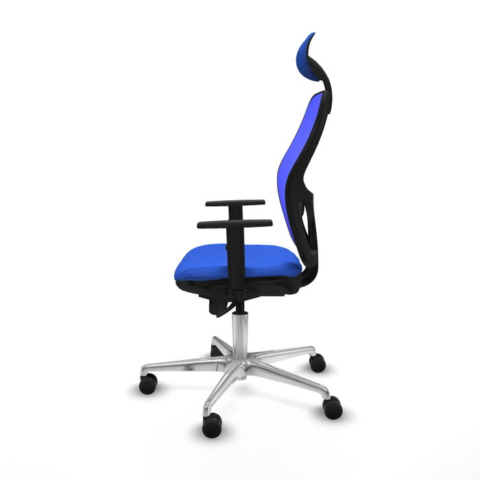 PIQUERAS Y CRESPO Silla de oficina Jorquera Azul con Mecanismo Sincro PIQUERAS Y CRESPO Silla de oficina Jorquera Azul con Mecanismo Sincro