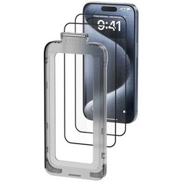 Vention Protector de Pantalla Cristal Templado KUKTCC-20 para iPhone 15 Plus con Herramienta de Instalación Antipolvo