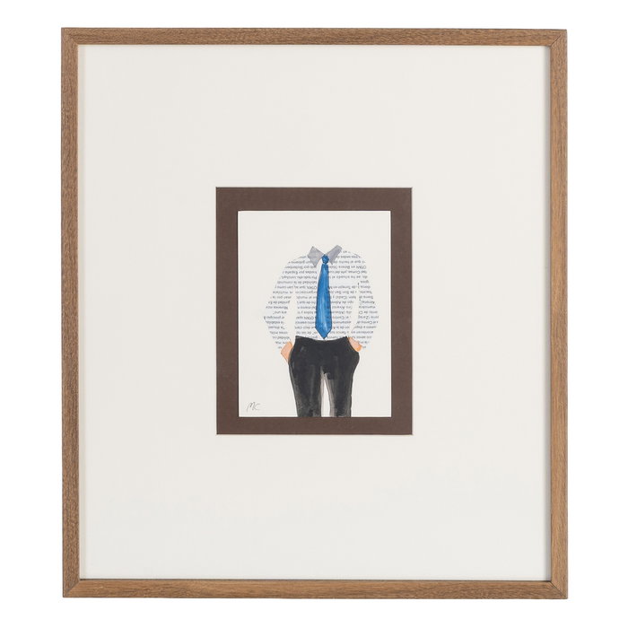 Cuadro Pintura Hombres 4/M 44 X 50 cm (Set de 4)