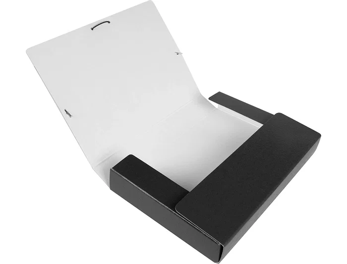 Liderpapel Carpeta Proyectos Folio Lomo 50mm Cartón Gofrado Negra