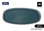 La Mediterranea Fuente Oval Ocean Blue (10 Unidades) 33.4 x 14.8 x 2.5 cm