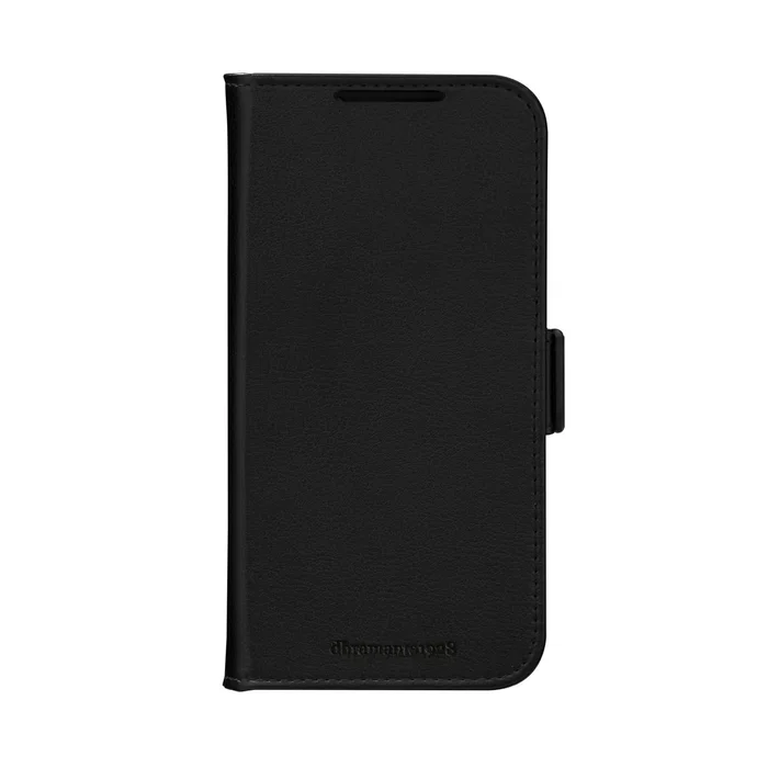 Dbramante1928 Stockholm Funda Folio para Samsung Galaxy S23 15.5 cm (6.1") Negro, Plástico Reciclado, con Cierre Magnético, Bolsillo para 3 Tarjetas y Carga Inalámbrica